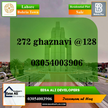 Residential Plot for Sale in Bahria Town, Lahore - (BP-143630)