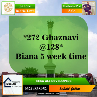 Residential Plot for Sale in Bahria Town, Lahore - (BP-143636)