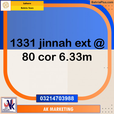 Residential Plot for Sale in Bahria Town, Lahore - (BP-143670)