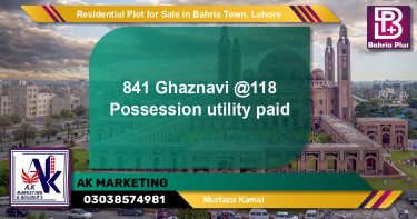 Residential Plot for Sale in Bahria Town, Lahore - (BP-143733)