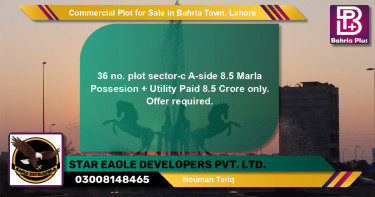 Commercial Plot for Sale in Bahria Town, Lahore - (BP-143744)