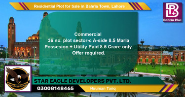 Residential Plot for Sale in Bahria Town, Lahore - (BP-143745)