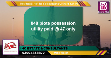 Residential Plot for Sale in Bahria Orchard, Lahore - (BP-143763)