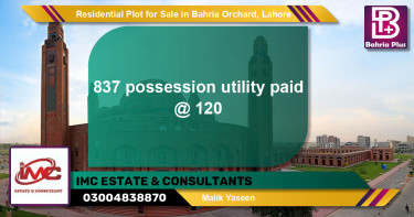 Residential Plot for Sale in Bahria Orchard, Lahore - (BP-143765)