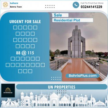 Residential Plot for Sale in Bahria Town, Lahore - (BP-143795)