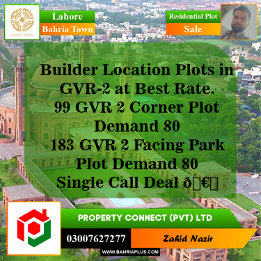Residential Plot for Sale in Golf Phase 2 -  Bahria Town, Lahore - (BP-143802)