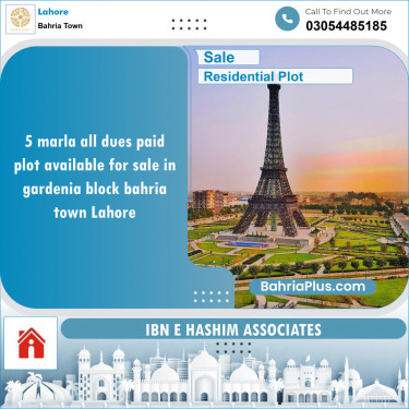 Residential Plot for Sale in Bahria Town, Lahore - (BP-143874)