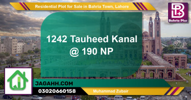 Residential Plot for Sale in Bahria Town, Lahore - (BP-143988)