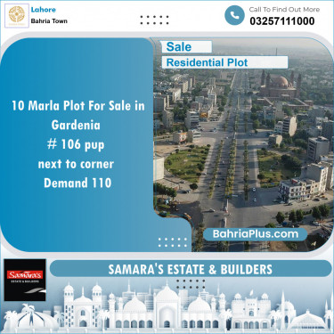 Residential Plot for Sale in Bahria Town, Lahore - (BP-143989)