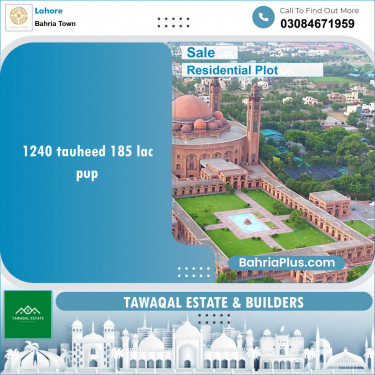 Residential Plot for Sale in Bahria Town, Lahore - (BP-144146)