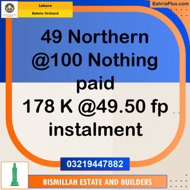 Residential Plot for Sale in Bahria Orchard, Lahore - (BP-144204)