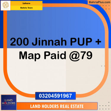 Residential Plot for Sale in Bahria Town, Lahore - (BP-144248)
