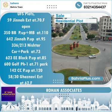 Residential Plot for Sale in Bahria Town, Lahore - (BP-144266)