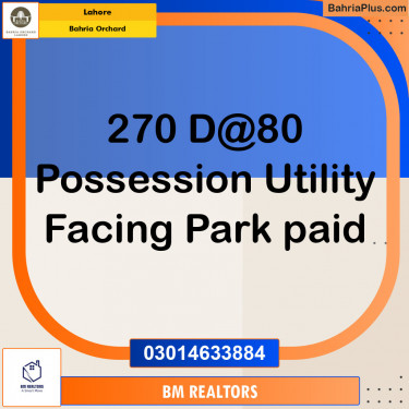 Residential Plot for Sale in Bahria Orchard, Lahore - (BP-144292)