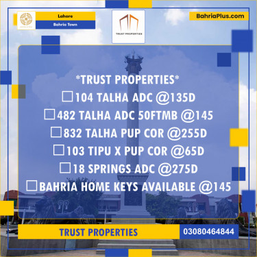 Residential Plot for Sale in Sector F - Talha Block -  Bahria Town, Lahore - (BP-144304)