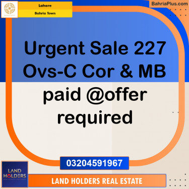Residential Plot for Sale in Bahria Town, Lahore - (BP-144398)