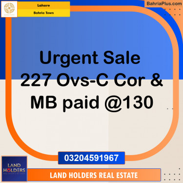 Residential Plot for Sale in Bahria Town, Lahore - (BP-144399)