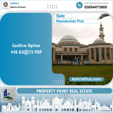 Residential Plot for Sale in Bahria Orchard, Lahore - (BP-144429)