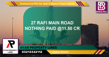 Commercial Plot for Sale in Bahria Town, Lahore - (BP-144483)