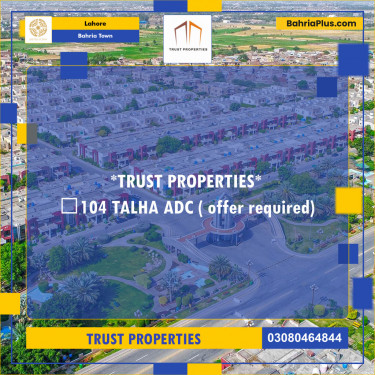 Residential Plot for Sale in Bahria Town, Lahore - (BP-144513)