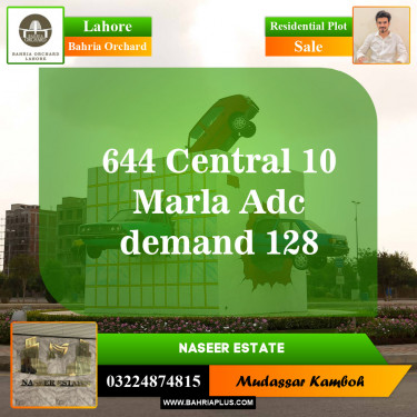 Residential Plot for Sale in Bahria Orchard, Lahore - (BP-144613)