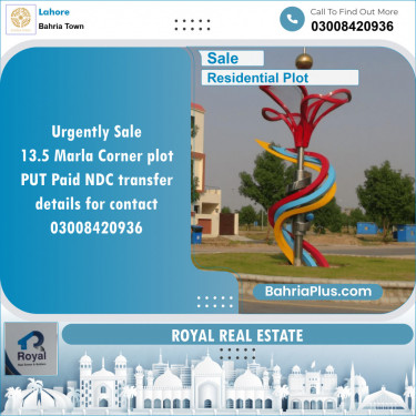Residential Plot for Sale in Bahria Town, Lahore - (BP-144822)