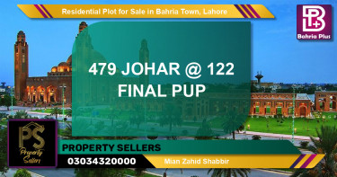 Residential Plot for Sale in Bahria Town, Lahore - (BP-144908)