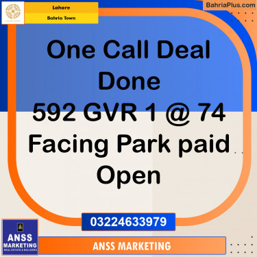 Residential Plot for Sale in Bahria Town, Lahore - (BP-144992)