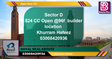 Residential Plot for Sale in Bahria Town, Lahore - (BP-145095)