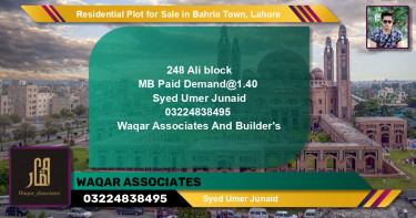 Residential Plot for Sale in Bahria Town, Lahore - (BP-145152)