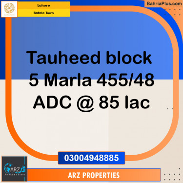 Residential Plot for Sale in Bahria Town, Lahore - (BP-145182)