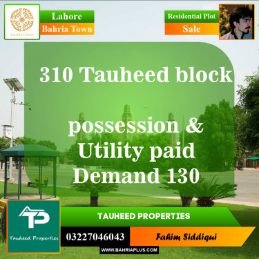 Residential Plot for Sale in Bahria Town, Lahore - (BP-145332)