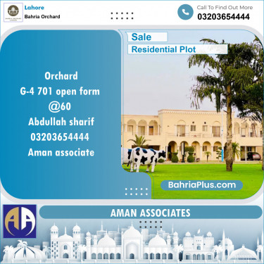 Residential Plot for Sale in Bahria Orchard, Lahore - (BP-145400)
