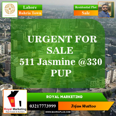 Residential Plot for Sale in Bahria Town, Lahore - (BP-145409)