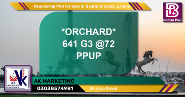 Residential Plot for Sale in Bahria Orchard, Lahore - (BP-145485)