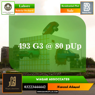 Residential Plot for Sale in Phase 4 - G3 Block -  Bahria Orchard, Lahore - (BP-145604)