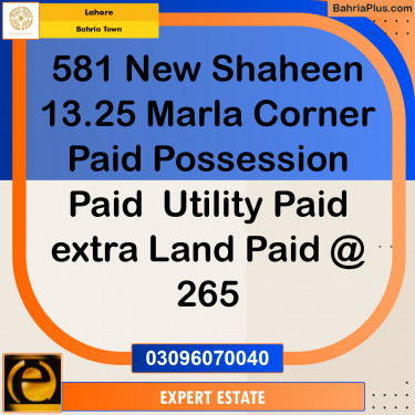 Residential Plot for Sale in Bahria Town, Lahore - (BP-145801)