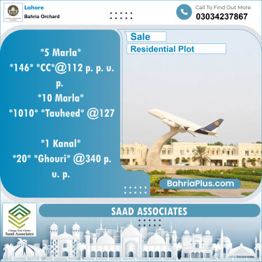 Residential Plot for Sale in Bahria Orchard, Lahore - (BP-146477)