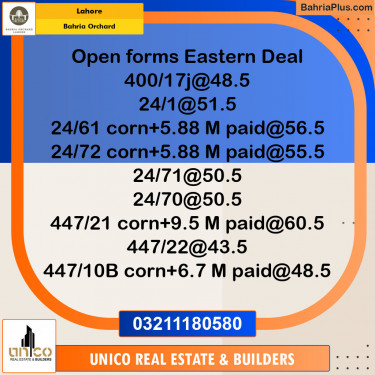 Residential Plot for Sale in Bahria Orchard, Lahore - (BP-146493)