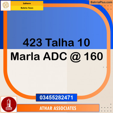 Residential Plot for Sale in Bahria Town, Lahore - (BP-146583)