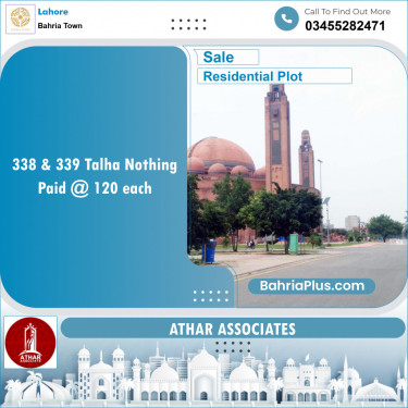 Residential Plot for Sale in Bahria Town, Lahore - (BP-146655)