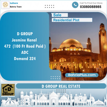 Residential Plot for Sale in Bahria Town, Lahore - (BP-146657)