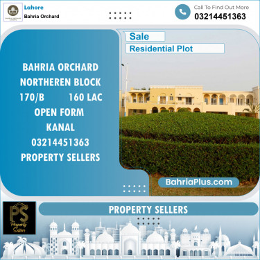Residential Plot for Sale in Bahria Orchard, Lahore - (BP-146663)