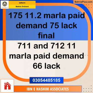 Residential Plot for Sale in Bahria Orchard, Lahore - (BP-146738)