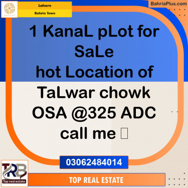Residential Plot for Sale in Bahria Town, Lahore - (BP-146789)