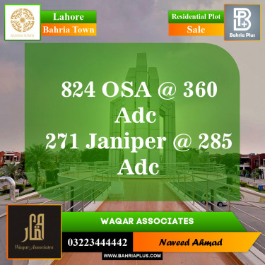 Residential Plot for Sale in Bahria Town, Lahore - (BP-146815)