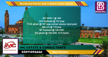 Residential Plot for Sale in Golf Phase 1 -  Bahria Town, Lahore - (BP-146832)