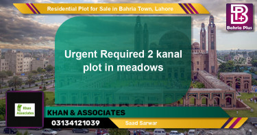 Residential Plot for Sale in Bahria Town, Lahore - (BP-146867)