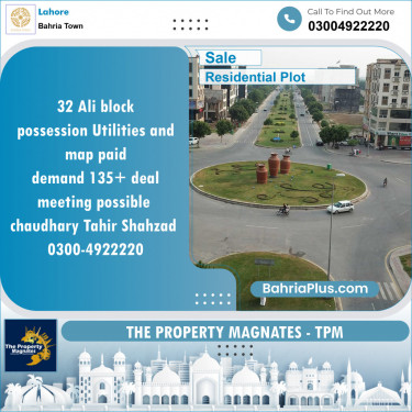 Residential Plot for Sale in Bahria Town, Lahore - (BP-146877)