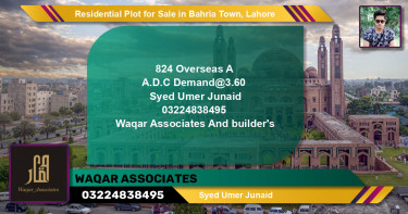 Residential Plot for Sale in Bahria Town, Lahore - (BP-146930)